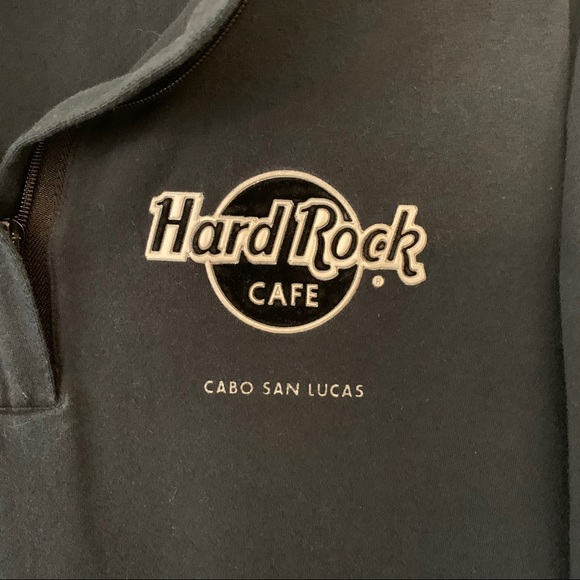 HARD ROCK CAFE Quarter Zip Pullover Size Large - Picture 4 of 11